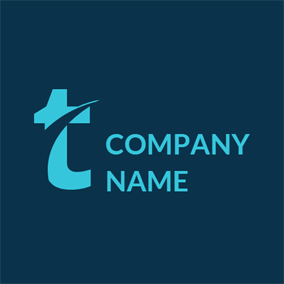 Blue Letter T Logo - Free T Logo Designs | DesignEvo Logo Maker