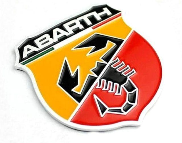 Abarth Car Logo - Abarth 3D Boot Badge Sticker Decal Logo Car Emblem for BRAVA 54x61mm