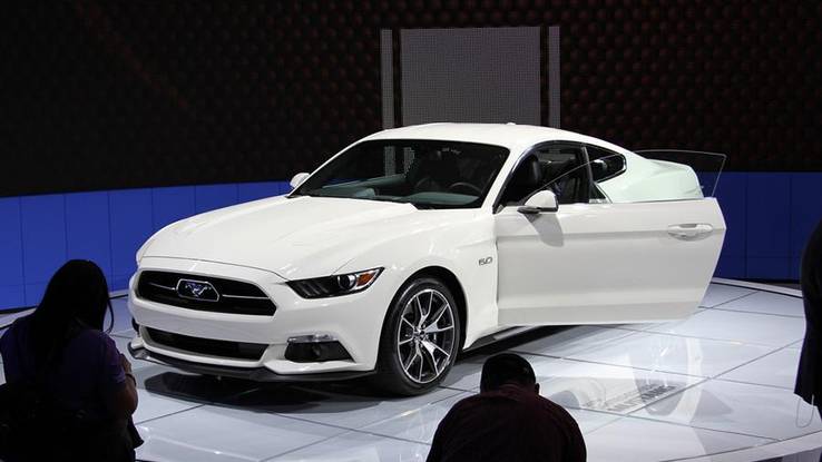 Ford Mustang 50th Anniversary Logo - Ford Mustang 50 Year Limited Edition premieres at New York auto show ...