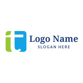 Blue Letter T Logo - Free T Logo Designs | DesignEvo Logo Maker