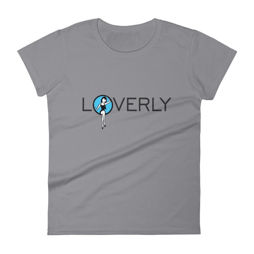 Baby Blue L Logo - Light Blue Logo Women's Short Sleeve T-shirt – Loverly