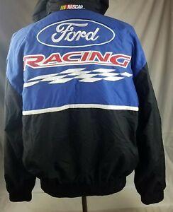 Champion Apparel Logo - Ford Racing Champion Apparel NASCAR Jacket (L) Logo Lined Coat ...