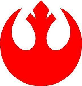 Star Wars Logo - 2x STAR WARS LOGO REBEL INSIGNIA Decal Sticker | eBay