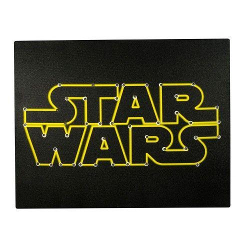 Star Wars Logo - Star Wars® Logo Light Up Wall Canvas (16