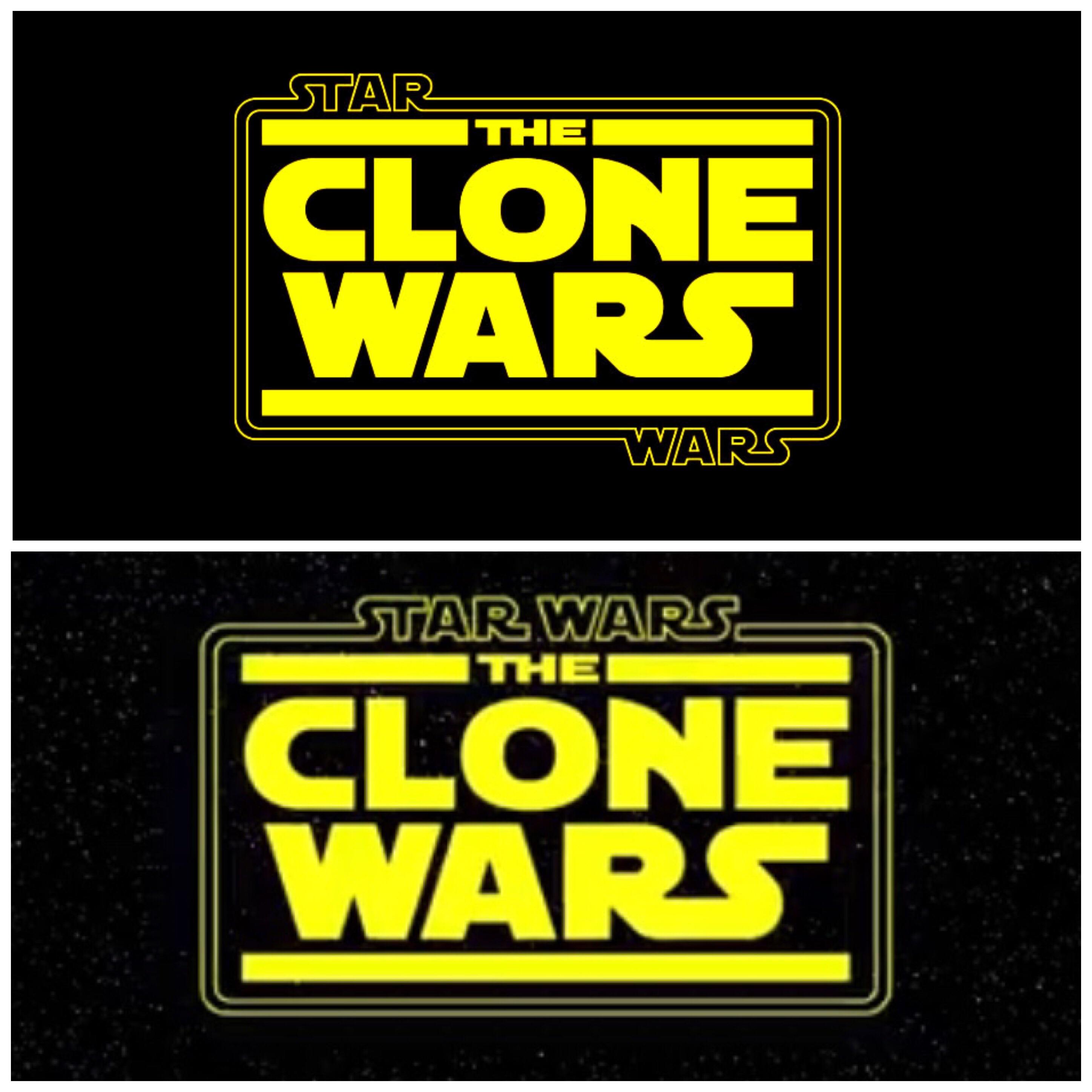 Star Wars Logo - I'm glad they finally fixed the clone wars logo from saying “Star