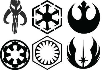 Star Wars Logo - Star Wars logos American Apparel Shorts