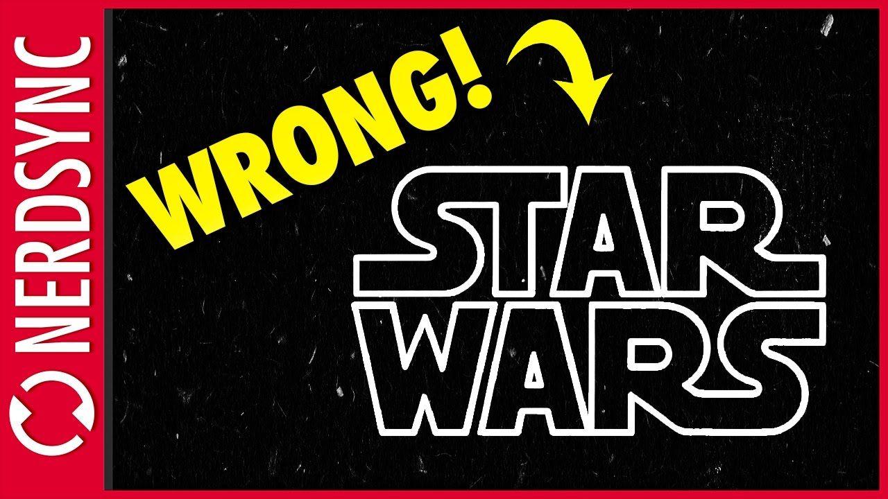 Star Wars Logo - This is NOT the STAR WARS Logo! (Origin & History of the Star Wars ...