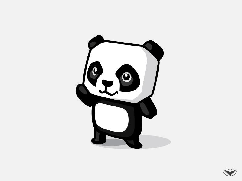 Panda Bear Logo - Panda Logo by visual curve | Dribbble | Dribbble