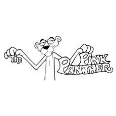 Cute Panther Logo - Top 10 Pink Panther Coloring Pages For Your Toddler