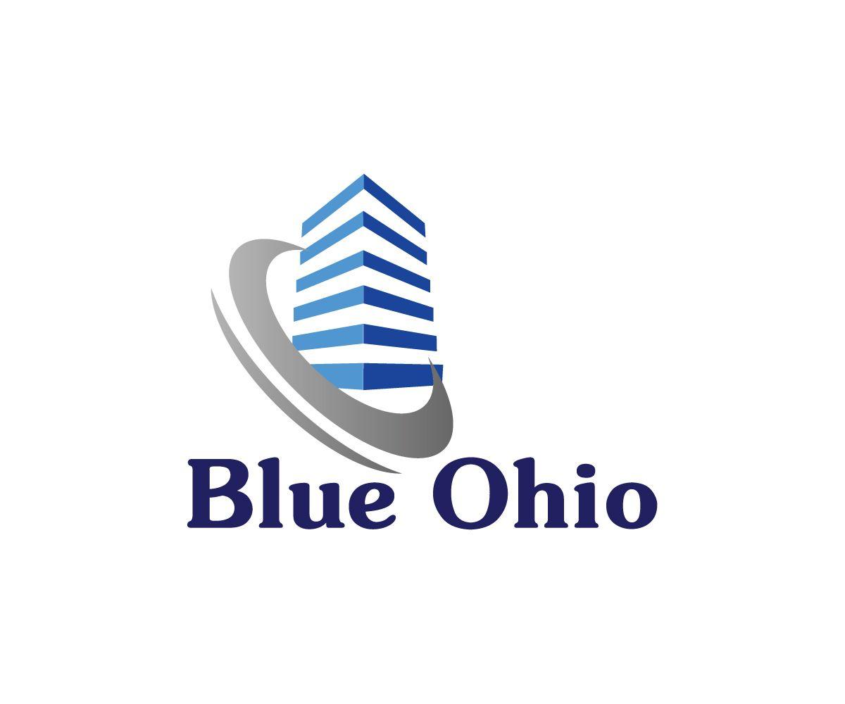 Commercial Real Estate Logo - Masculine, Economical, Real Estate Logo Design for BLUE OHIO by Jems ...