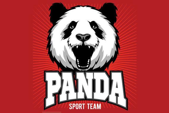 Panda Bear Logo - PANDA BEAR MASCOT Sports Team Clipart Vector Clip Art