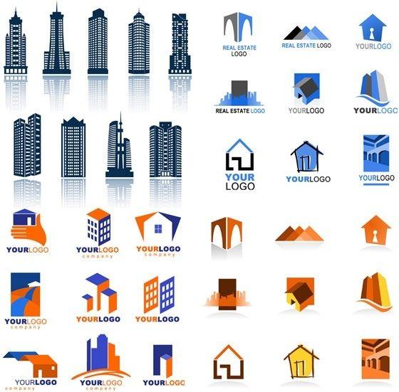 Commercial Real Estate Logo - Real estate logo template vector Free vector in Encapsulated