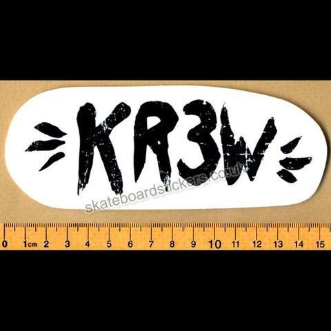 Krew Skate Logo - Kr3w – SkateboardStickers.com