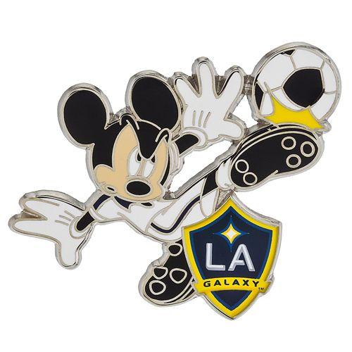 Mickey Galaxy Logo - Disney Mickey Pin - MLS - Soccer Player - LA Galaxy