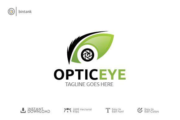 Optic Logo - Optic Eye Logo ~ Logo Templates ~ Creative Market