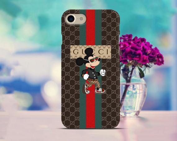 Mickey Galaxy Logo - Inspired by Gucci Iphone XS Mickey Mouse Samsung case Gucci | Etsy