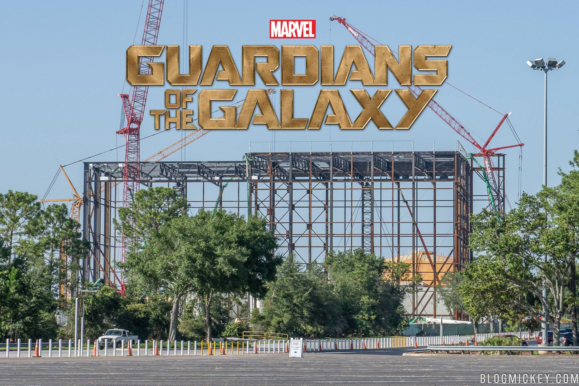 Mickey Galaxy Logo - Guardians Of The Galaxy Roller Coaster Logo