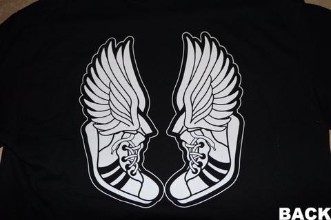 Sneaker with Wings Logo - Divine Sneakers Wings Logo T-Shirt