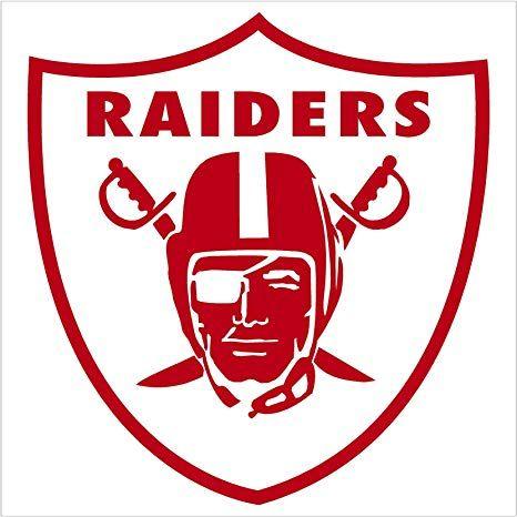 Red Raiders Logo - Amazon.com: Crawford Graphix Oakland Raiders Logo Decal (18