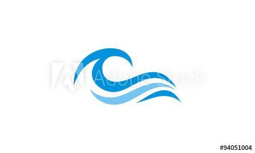 Ocean Wave Logo - ocean wave abstract water logo - Buy this stock vector and explore ...