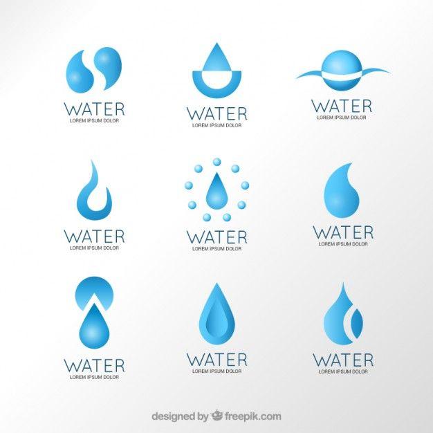 Water Company Logo - Water logos collection Vector | Free Download