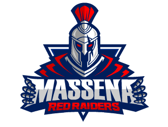 Red Raiders Logo - Massena Red Raiders logo design - 48HoursLogo.com