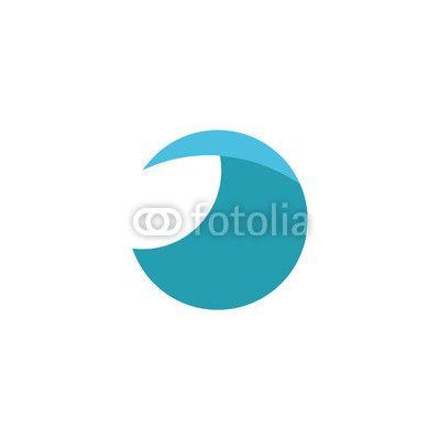Abstract Water Logo - Abstract water logo for company. Buy Photo