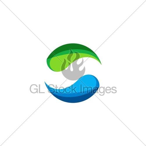 Abstract Water Logo - Circle, Water, Logo, Nature, Elements, Sphere, Abstract Infinit. · GL