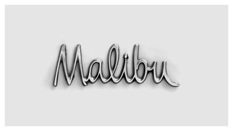 Chevrolet Malibu Logo - Chevrolet chrome script lettering