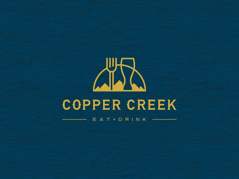 Blue and Copper Logo - Copper Creek Logo