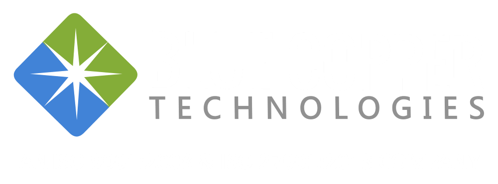 Blue and Copper Logo - Welcome to Blue Copper Technologies. Leading Technology Migration
