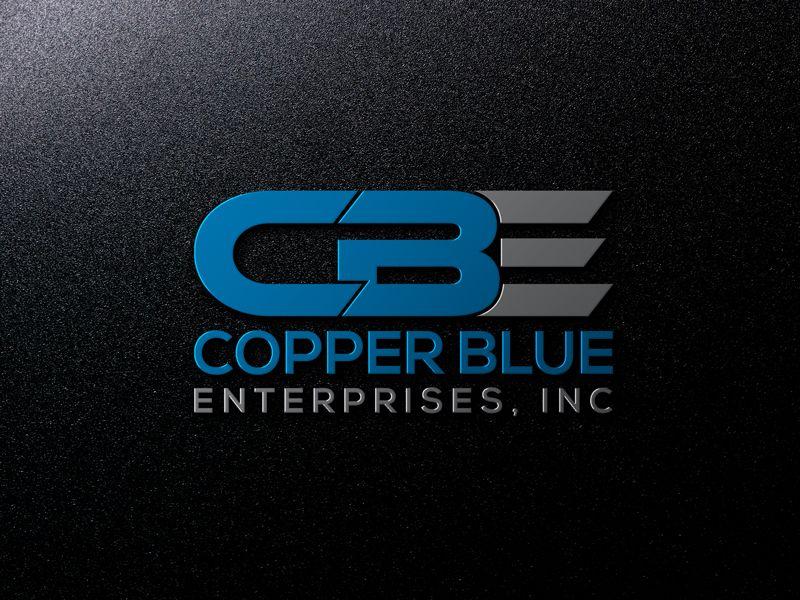 Blue and Copper Logo - Serious, Professional, Investment Logo Design for Copper Blue ...
