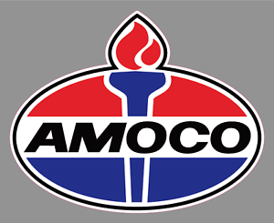 Gas Logo - Amoco Gas Logo Premium Vinyl Decal Sticker 6