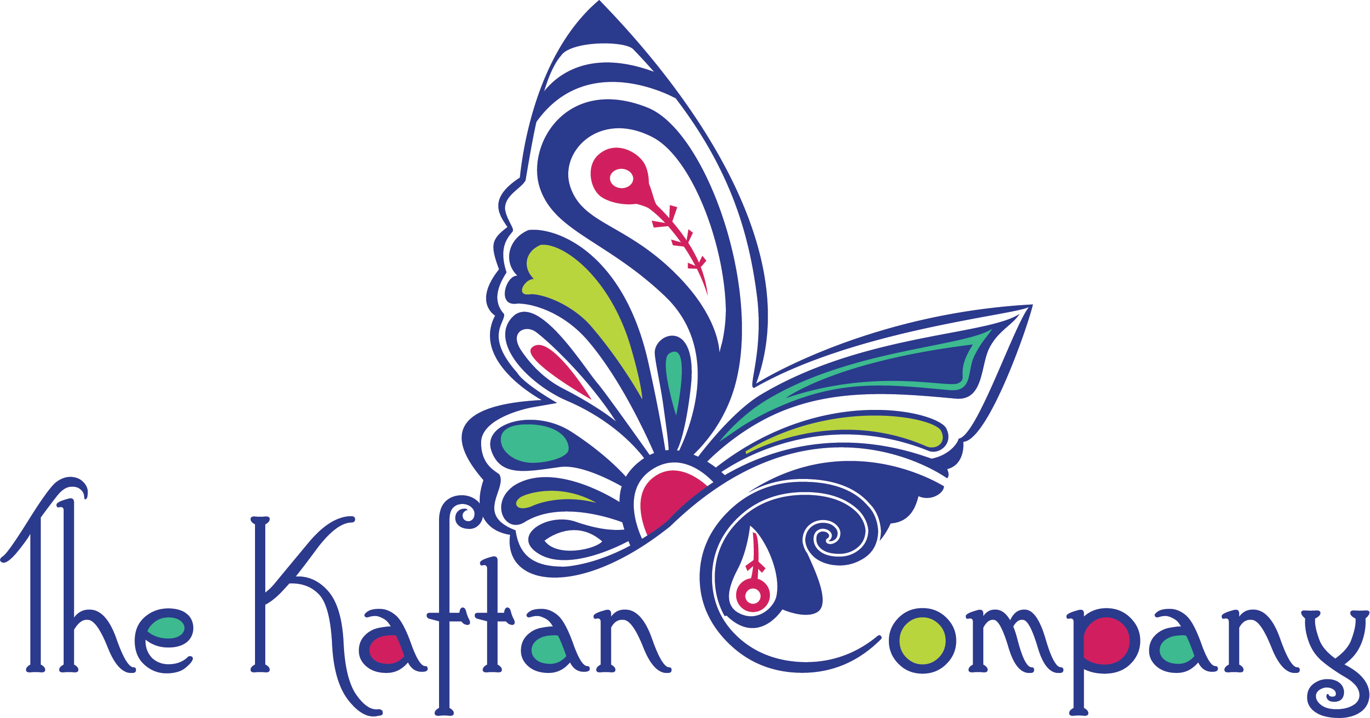 Powder Blue Company Logo - The Kaftan Company Powder Blue Schiffly Dress. The Kaftan Company