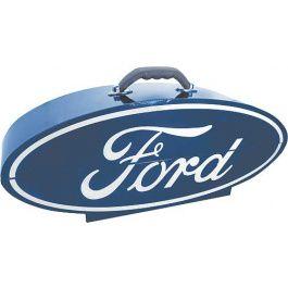 Powder Blue Company Logo - Ford - Mercury - Ford GoBox - Steel - Powder-Coated Blue Finish With ...