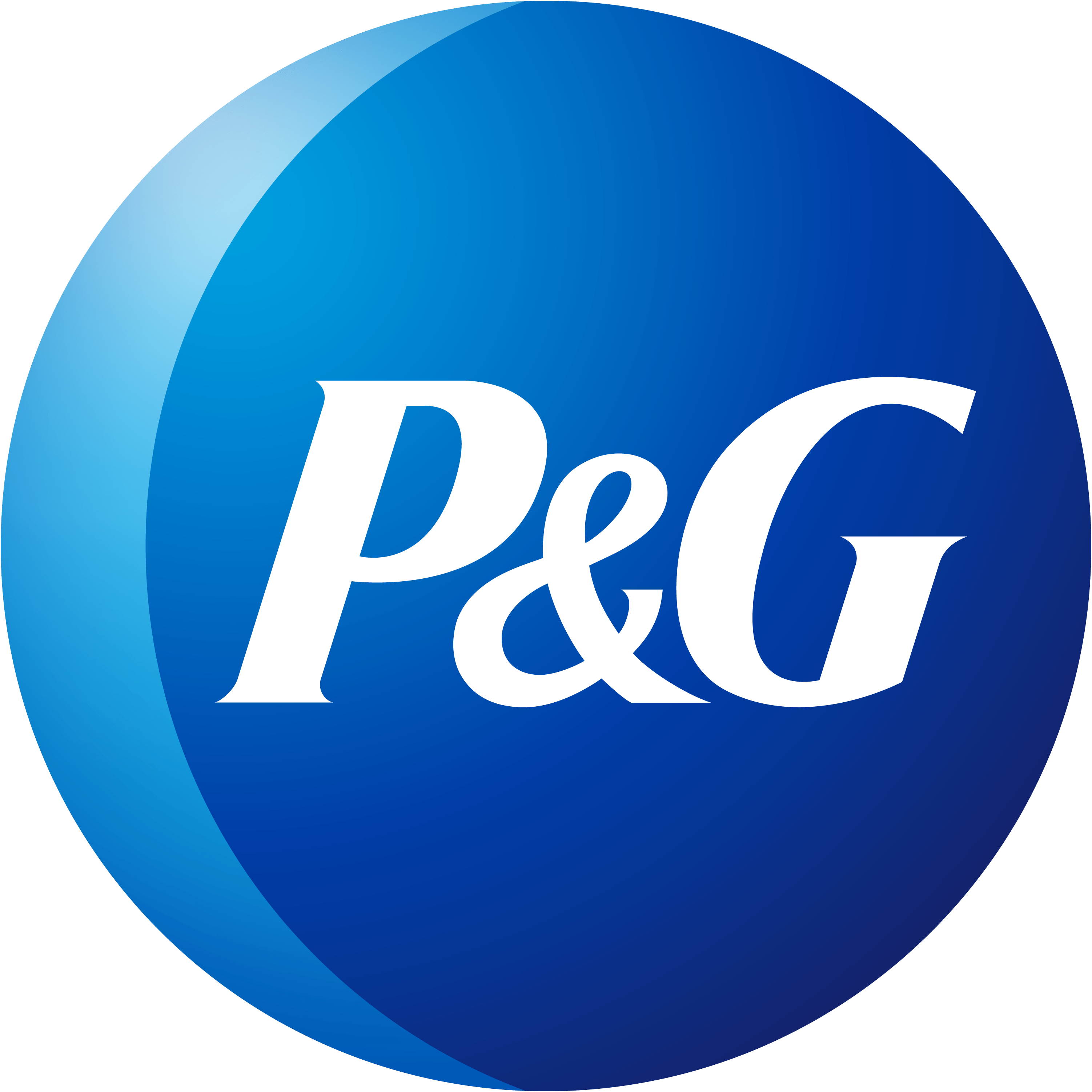 Woman Holding Baby Blue Logo - Procter & Gamble Company