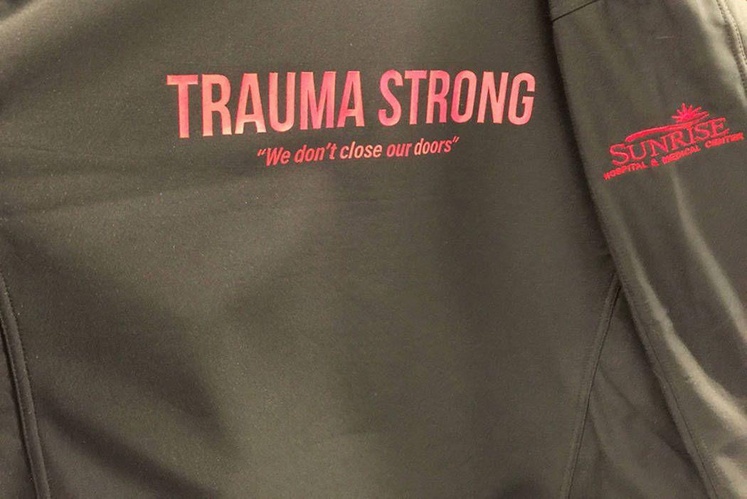 Strong Hospital Logo - Is Sunrise Hospital clothing a dig at UMC over Las Vegas shooting ...