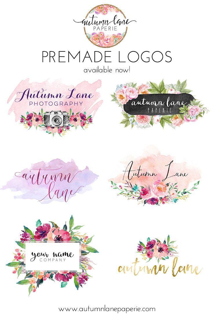 Rustic Business Logo - Watercolor Logo Maker.com. Free for personal use