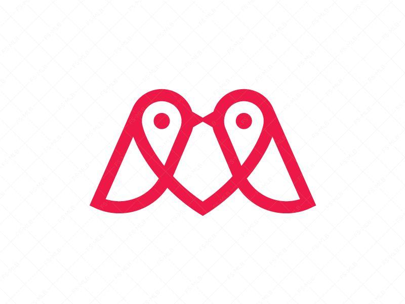 Love M Logo - Letter M Birds Love Logo by Chaihuat Soo | Dribbble | Dribbble