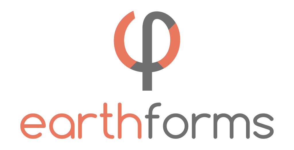 Google Forms Logo - earth forms logo • white button