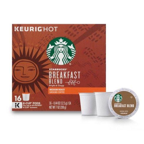 Medium Starbucks Logo - Starbucks Coffee Breakfast Blend Medium Roast Coffee K Cup