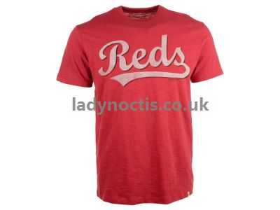 Red Clothing and Apparel Logo - Cincinnati Reds '47 MLB Men's Scrum Logo T-Shirt - Red - Cincinnati ...