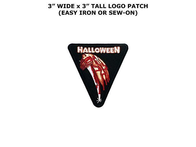 Halloween Movie Logo - Amazon.com: Halloween Movie Logo Triangle Bloody Knife 3