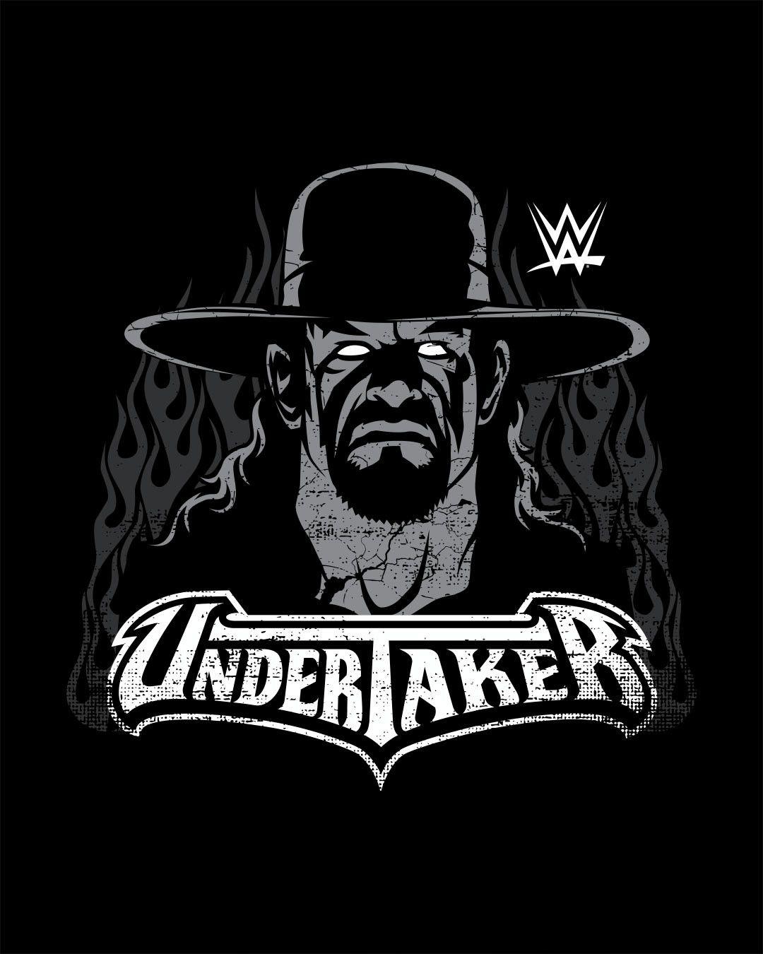 WWE Undertaker Logo - Buy The undertaker (GID) (WWEL) Printed Half Sleeve T-Shirt For Men ...