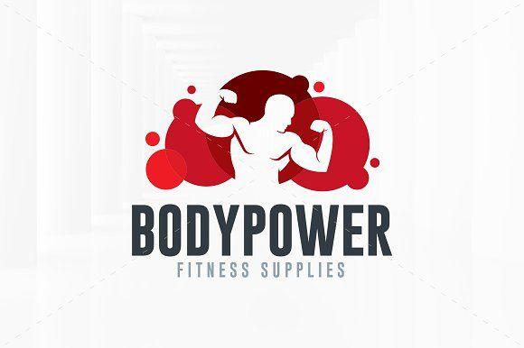 Body Logo - Body Power Logo Template Logo Templates Creative Market