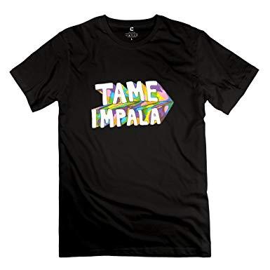 Cool O Logo - KST Men's Tame Impala Logo T-Shirt O Neck Cool: Amazon.co.uk: Clothing