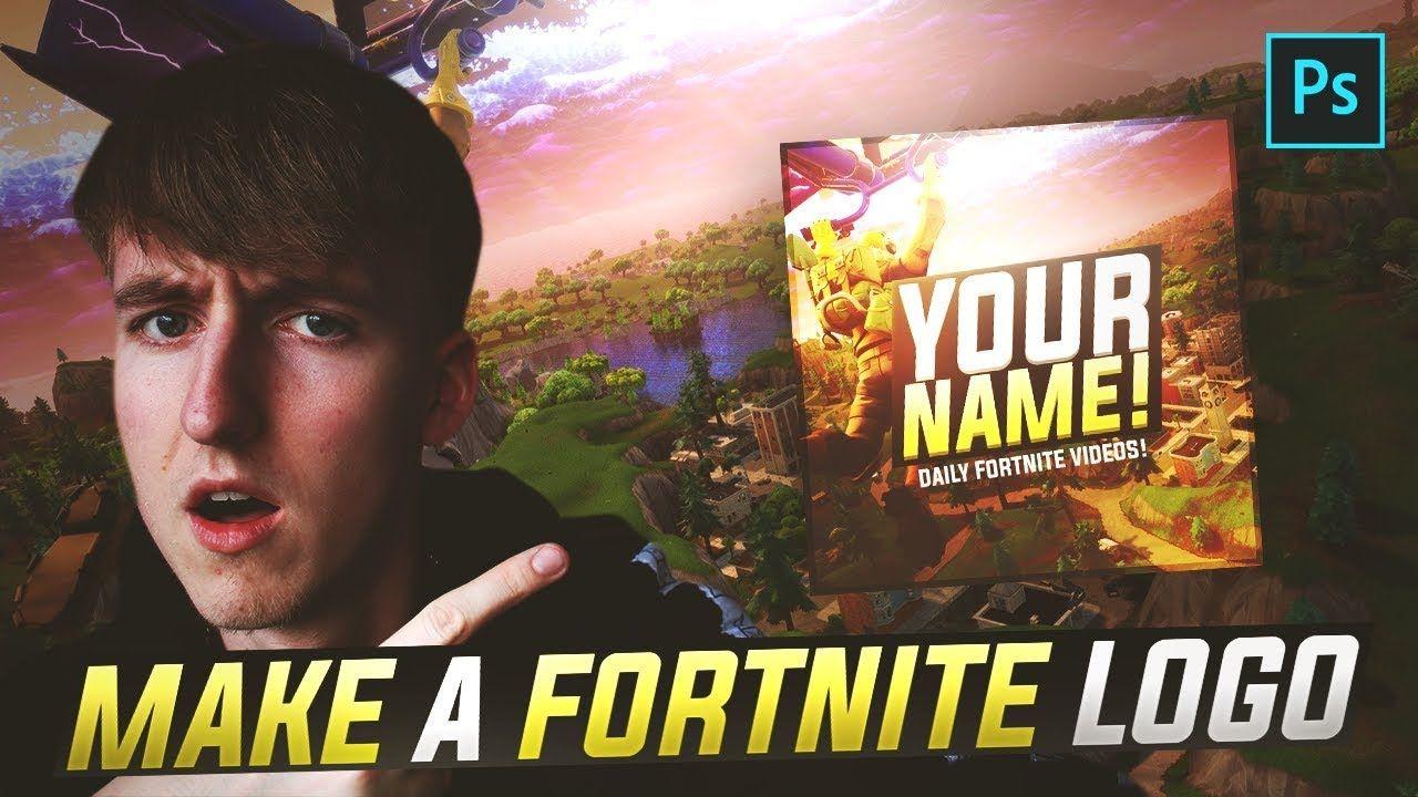 Cool Fortnite YouTube Logo - How To Make A Fortnite Logo Profile Picture In Photohop! + FREE