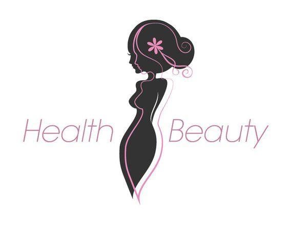 Body Logo - HEALTH & BEAUTY LOGO Instant Download Silhouette Lady Body