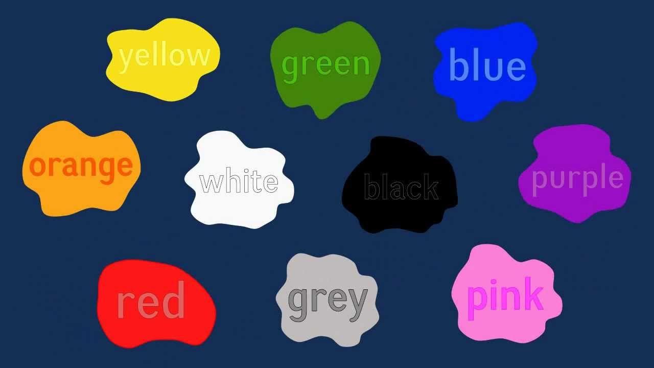 Grey Blue and Green Logo - Colours Song 2 (British English) - YouTube