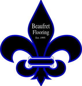 Royal Blue Logo - Royal Blue Fleur De Lis Beaufret Flooring Logo Clip Art at Clker.com ...